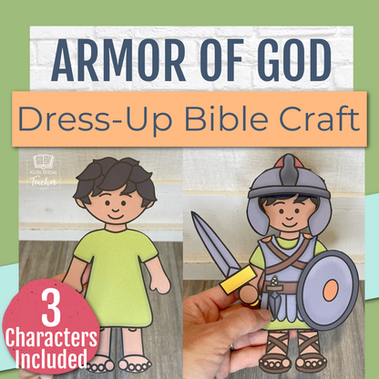 Armor of God Dress-Up Bible Craft for Kids