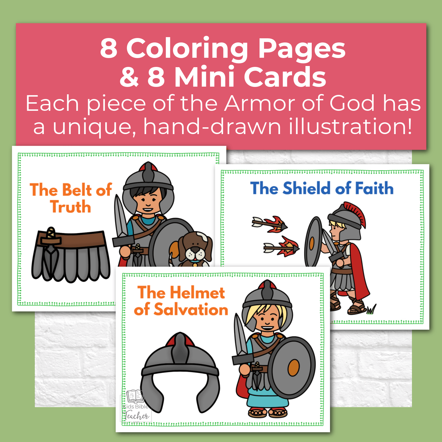Armor of God Teaching Posters and Mini Cards