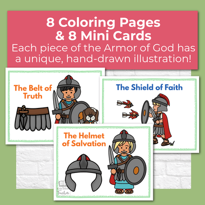 Armor of God Teaching Posters and Mini Cards