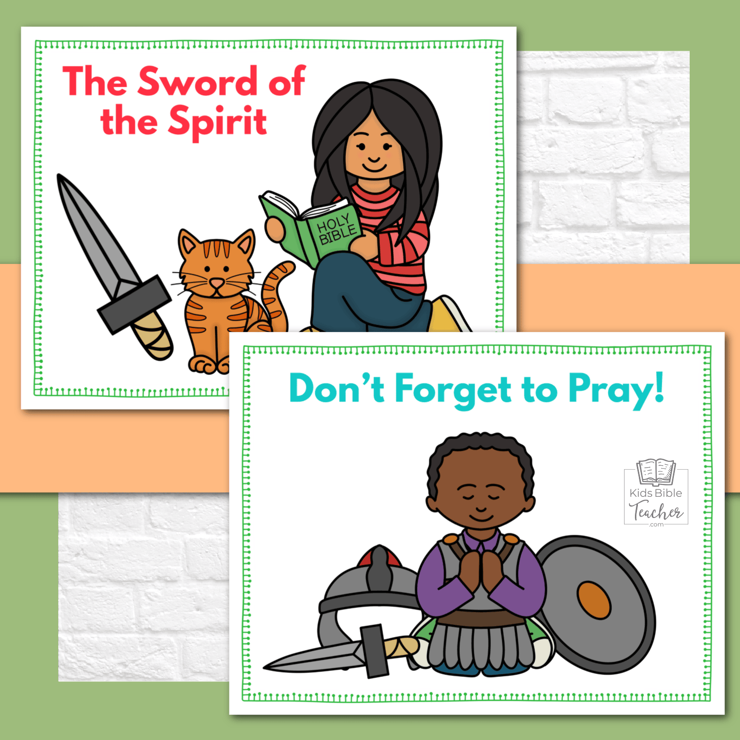 Armor of God Teaching Posters and Mini Cards