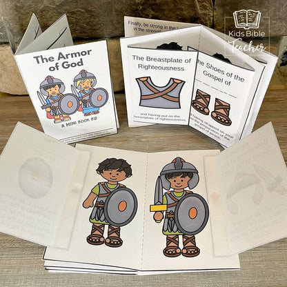 Armor of God Mini Book Craft for Kids