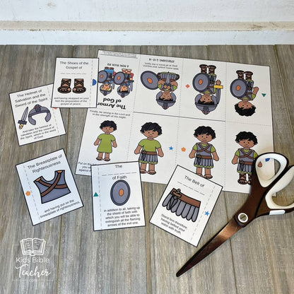 Armor of God Mini Book Craft for Kids