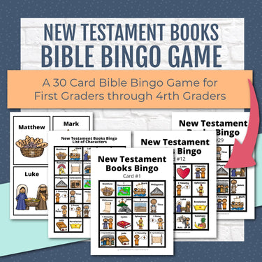 Bible Bingo - New Testament Bible Games for Youth – Kids Bible Teacher