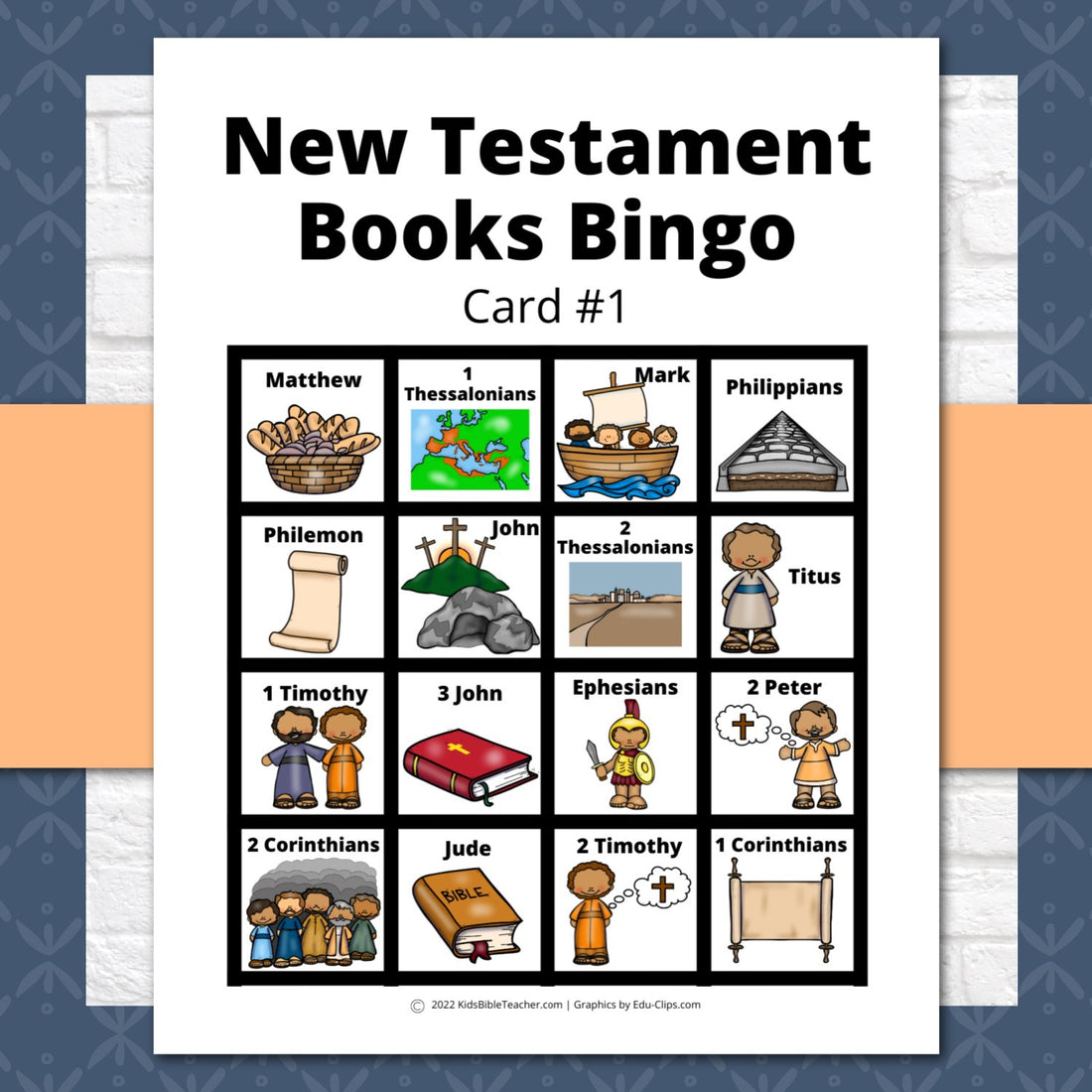 Bible Bingo - New Testament Bible Games for Youth