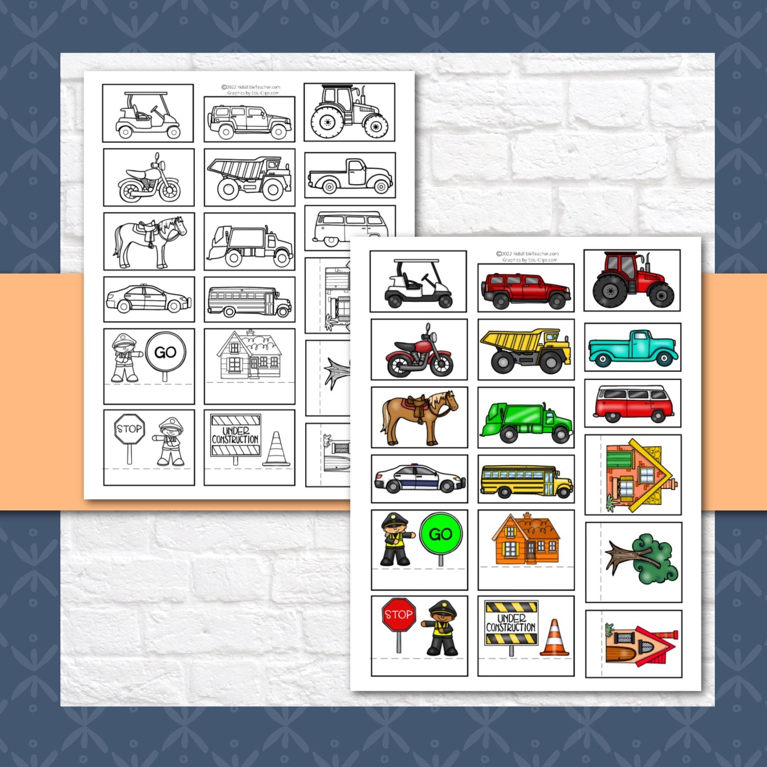 Bible Memory Verse Road Craft for Preschoolers through 4rth Graders