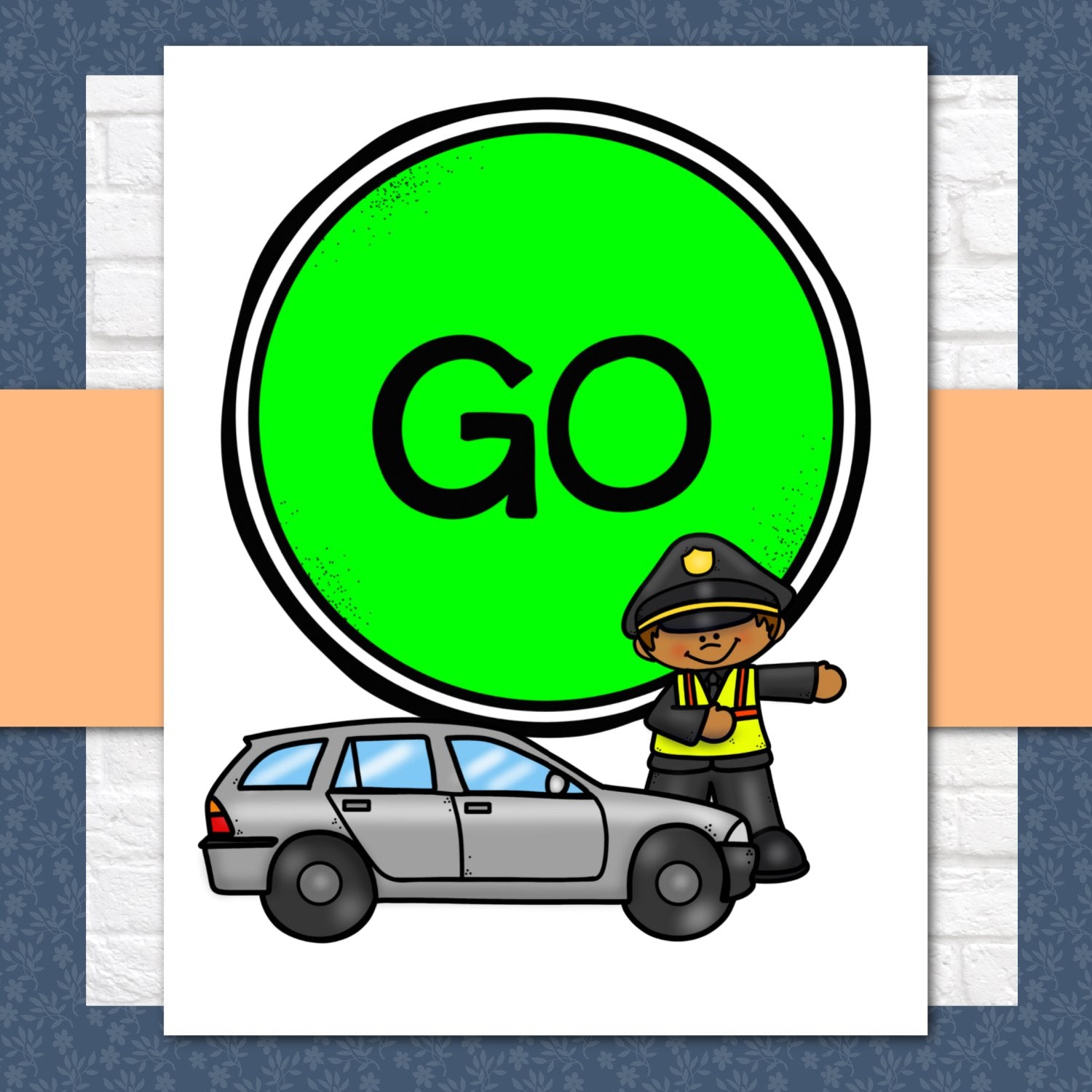 Stop and Go Bible Verse Game for Preschoolers through 4rth Graders