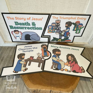 Jesus' Death and Resurrection Easter Story Floor Puzzle for Kids – Kids ...
