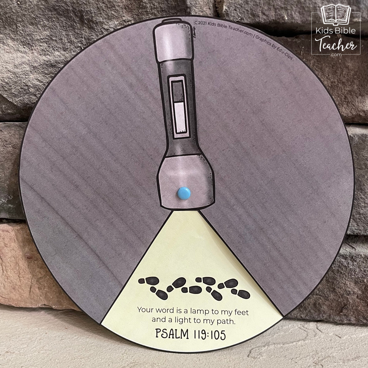 Bible Is My Light Spinner Craft for Kids – Kids Bible Teacher