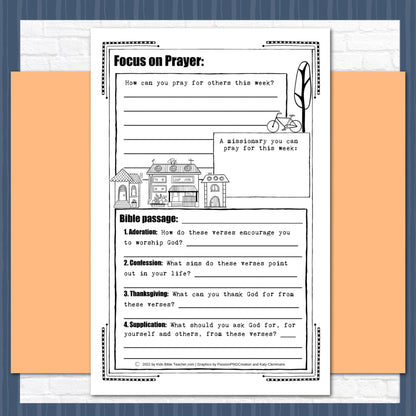 Doodle Sermon Notes for Tweens, Teens, and Adults, Instant Download