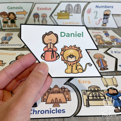 Books of the Bible Puzzle - Old Testament Bible Games for Youth