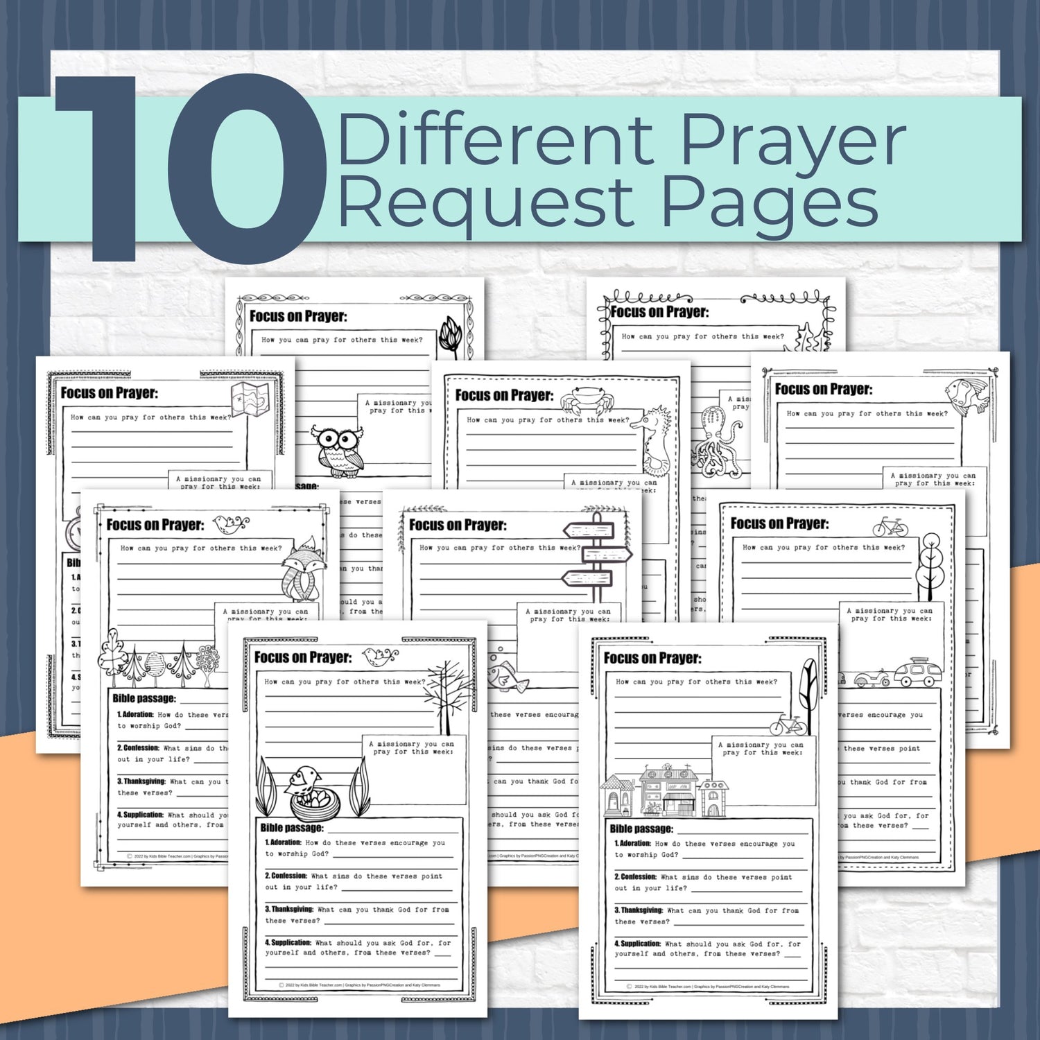 Doodle Sermon Notes for Tweens, Teens, and Adults, Instant Download