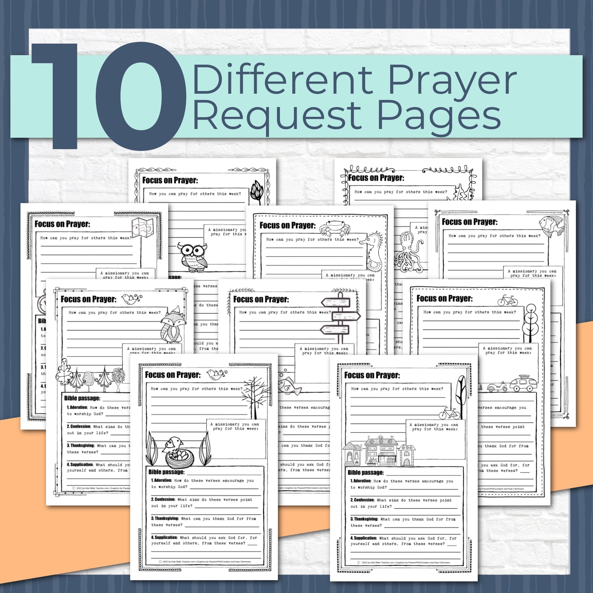 Doodle Sermon Notes for Tweens, Teens, and Adults, Instant Download