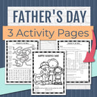 Fathers Day Worksheets Bible Activity Pages For Kids – Kids Bible Teacher