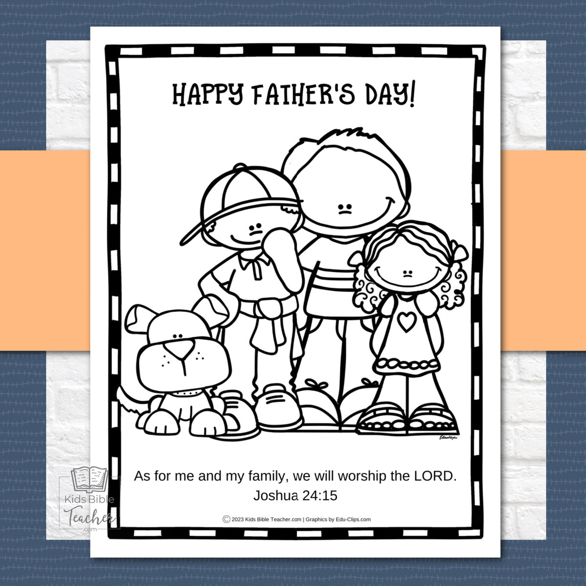 Generic Father Fathers Day Worksheets Bible Activity Pages for Kids – Kids Bible Teacher