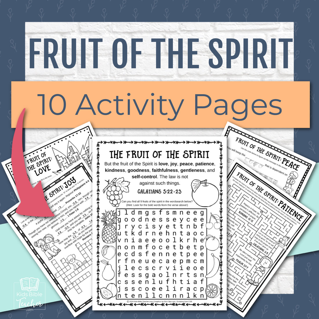 Fruit of the Spirit Activity Pages