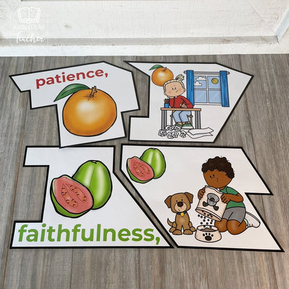 Fruit of the Spirit Puzzle for Kids with Galatians 5:22-23