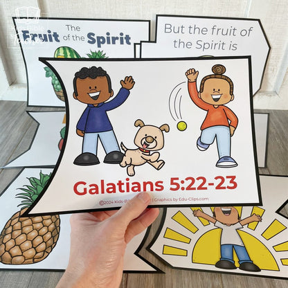 Fruit of the Spirit Puzzle for Kids with Galatians 5:22-23