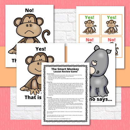 Smart Monkey Game for Studying Any Lesson - Lesson Review Bible Games for Youth