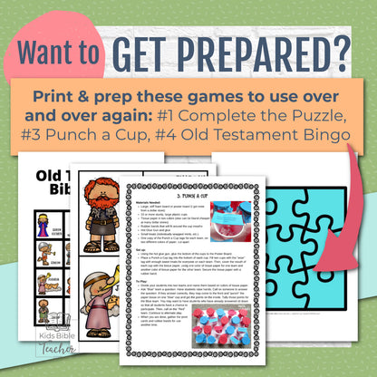 17 AMAZING Bible Lesson Review Games for 1st and 2nd Grades