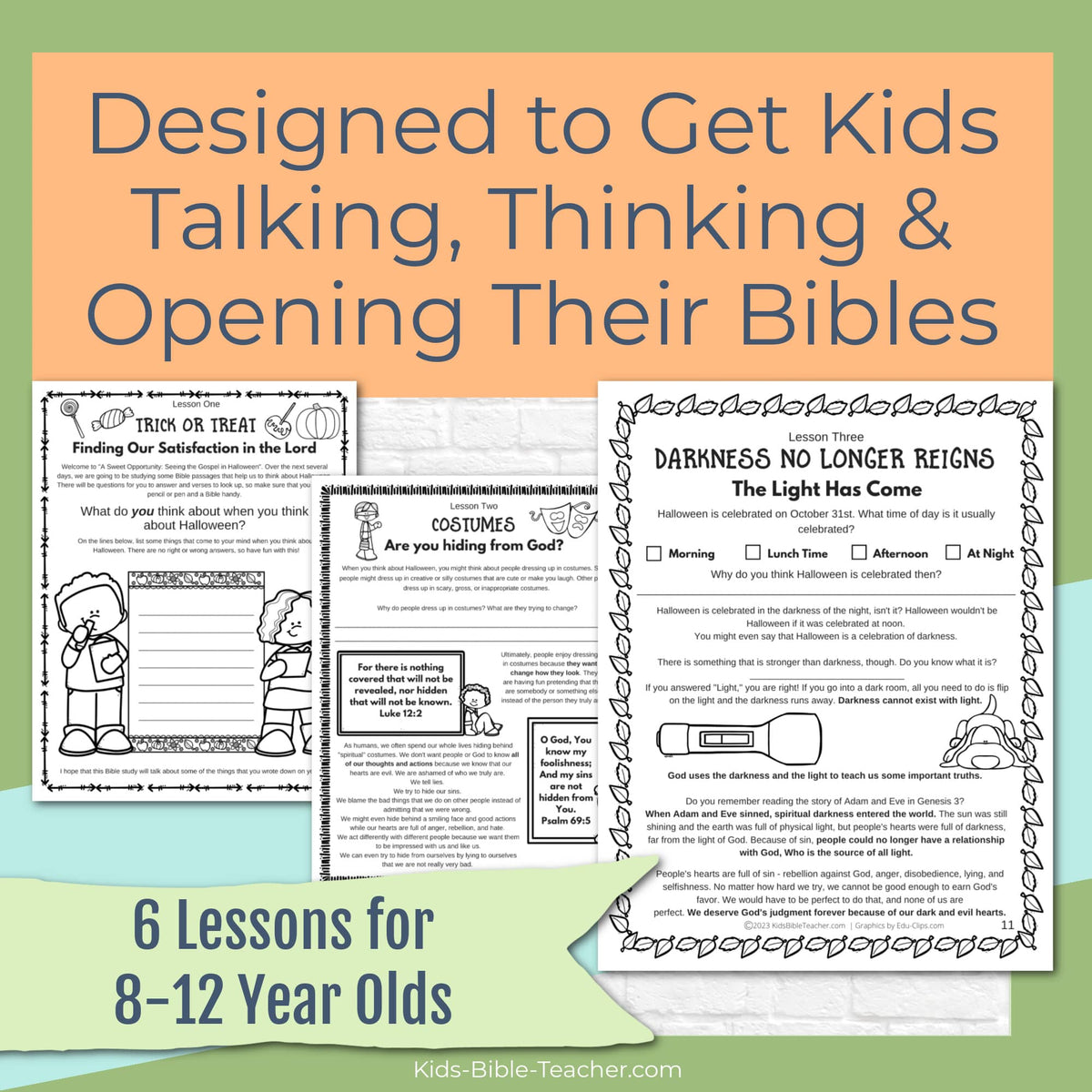 Halloween Bible Study for Kids: A Sweet Opportunity, Seeing the Gospel in Halloween (Printable PDF)