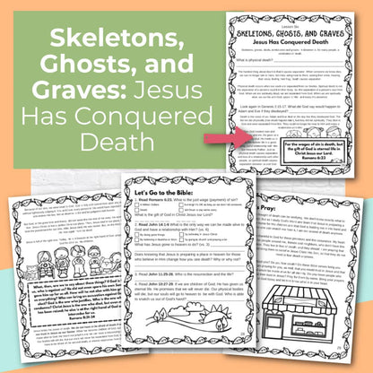 Halloween Bible Study for Kids: A Sweet Opportunity, Seeing the Gospel in Halloween (Printable PDF)