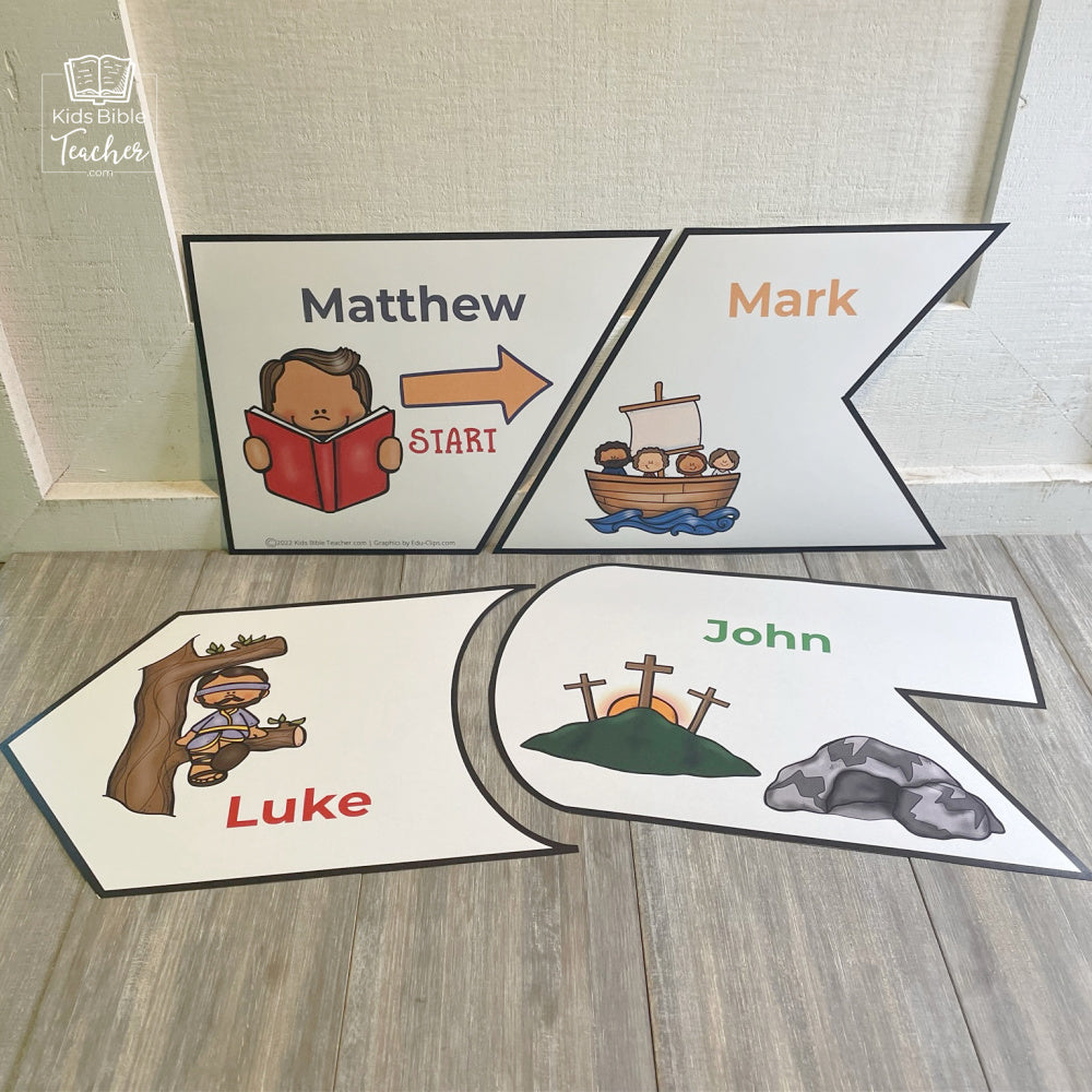 Books of the Bible Puzzle - New Testament Bible Games for Youth
