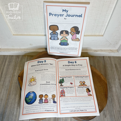 Prayer Journal Pages for Preschoolers and Early Readers