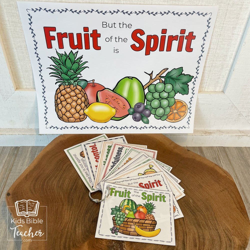 Fruit of the Spirit Teaching Posters and Mini Cards in Full Color