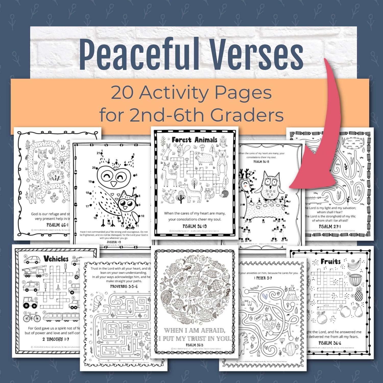 Peaceful Verses Activity Pack