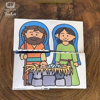 Jesus' Birth Infinity Folding Christmas Puzzle Craft for Kids – Kids ...