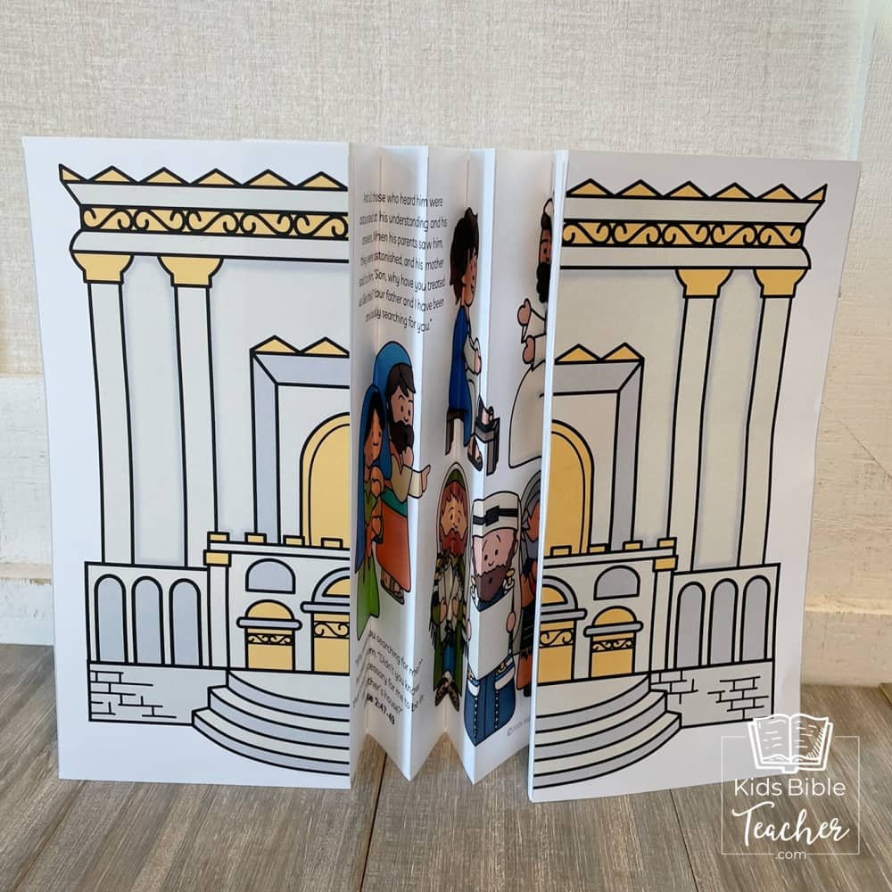 Jesus in the Temple Bible Story Craft
