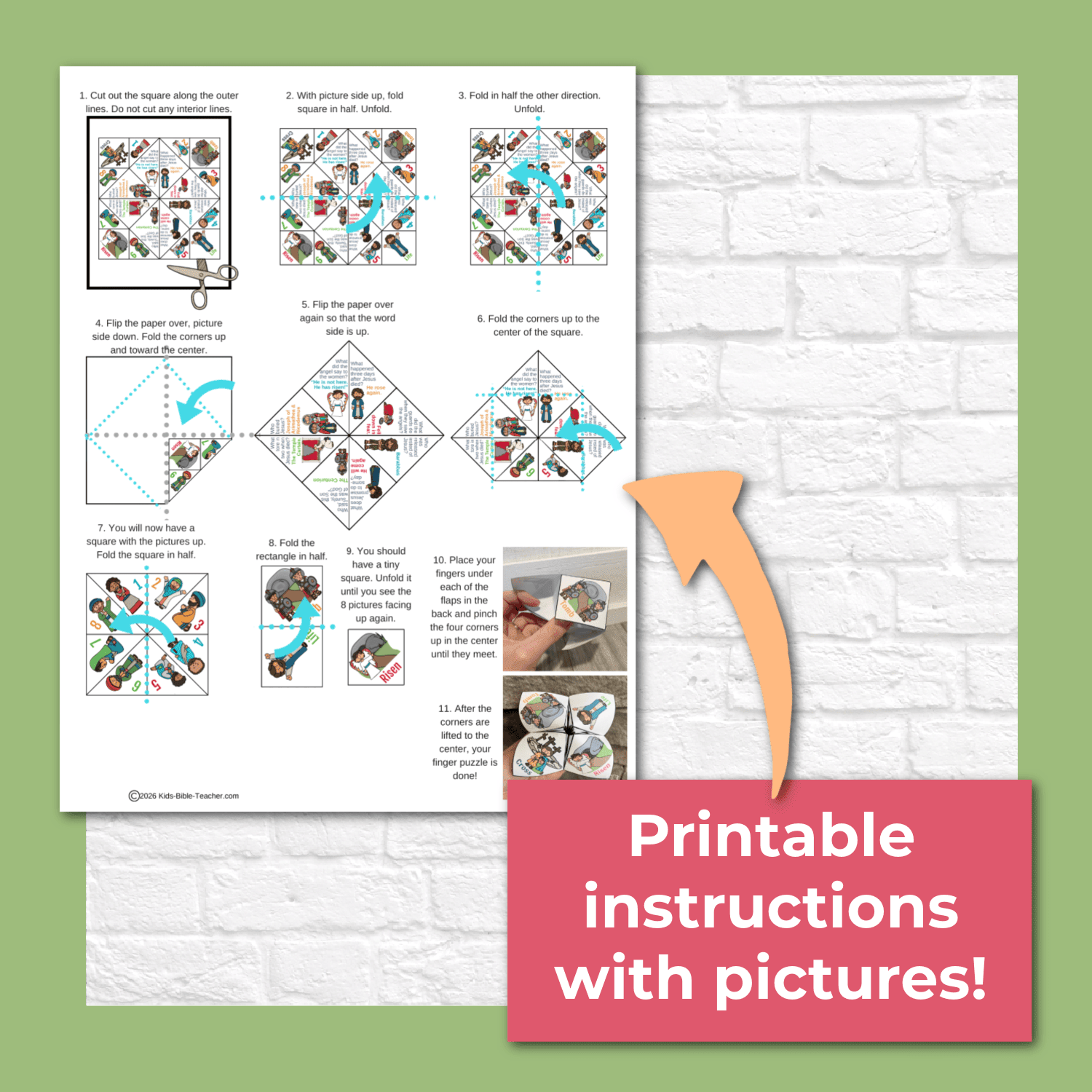 Easter Finger Puzzle | Jesus&