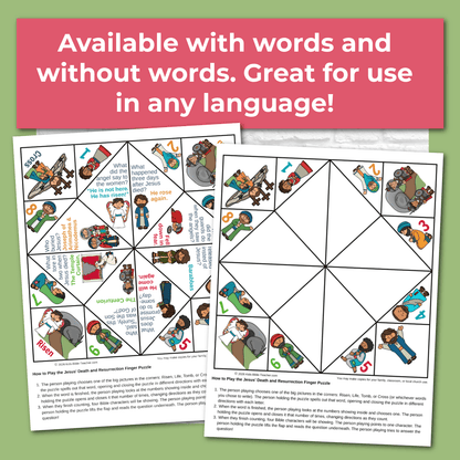 Easter Finger Puzzle | Jesus&