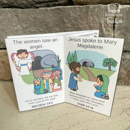 "Jesus Is Risen" Mini Book Easter Bible Craft for Kids