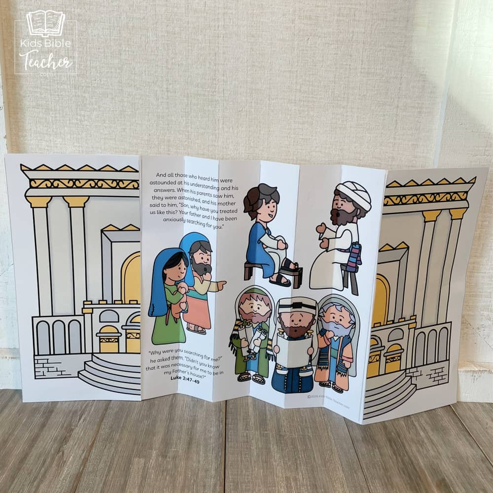 Jesus in the Temple Bible Story Craft