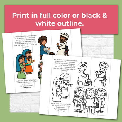 Jesus in the Temple Bible Story Craft