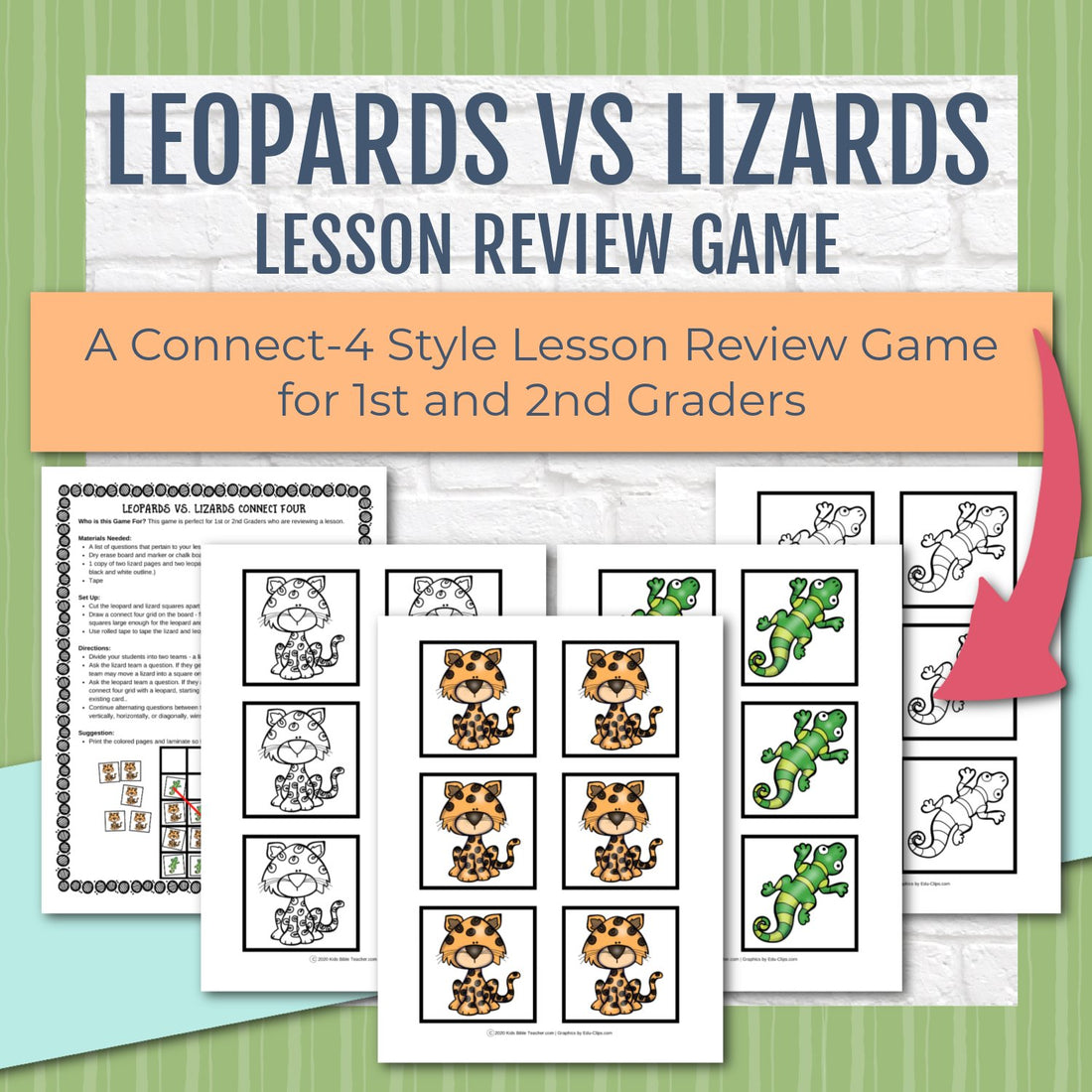 Leopards Vs. Lizards: A Fun Lesson Review Game for Any Subject!