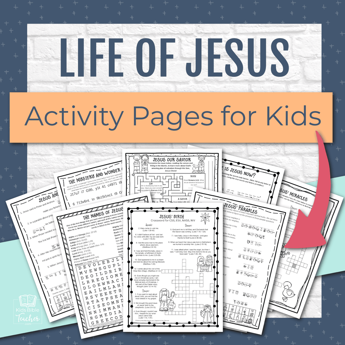 Life of Jesus Activity Pages