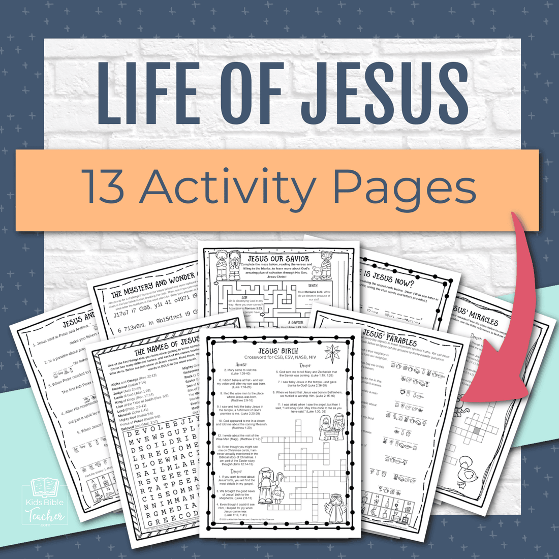 Life of Jesus Activity Pages