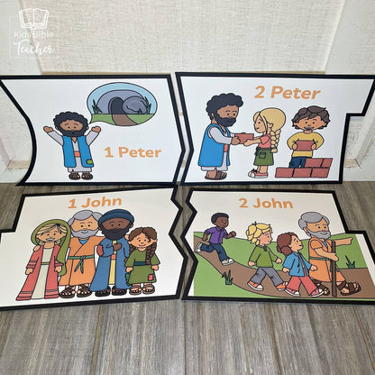 Books of the Bible Puzzle - New Testament Bible Games for Youth