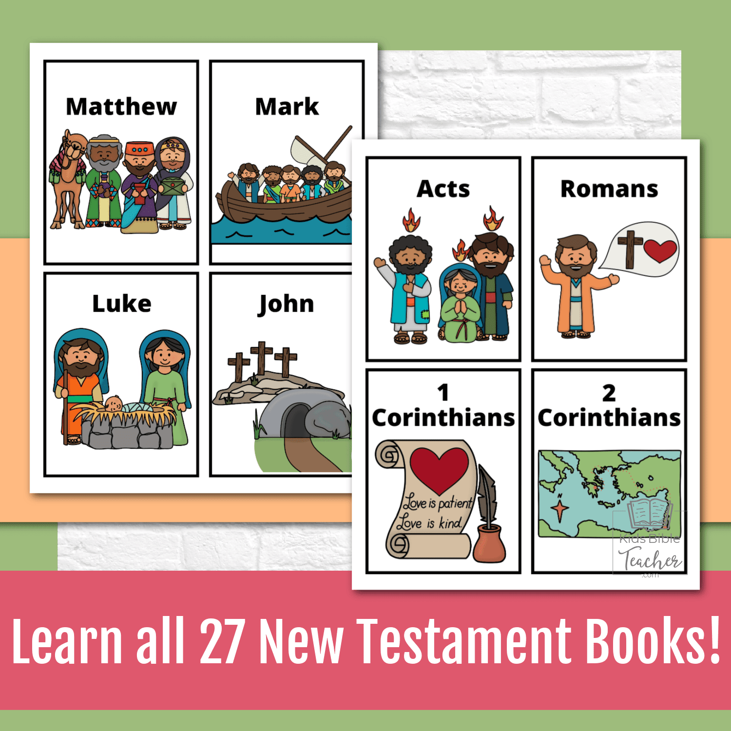 Bible Bingo - New Testament Bible Games for Youth