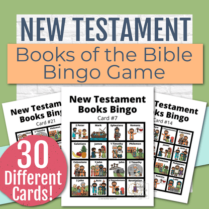Bible Bingo - New Testament Bible Games for Youth