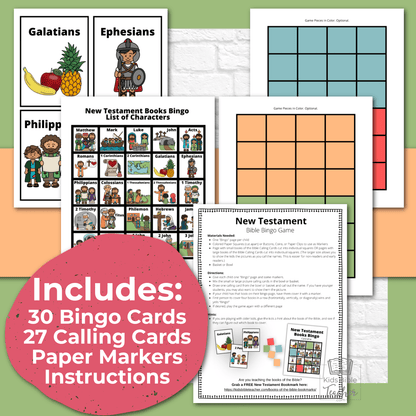 Bible Bingo - New Testament Bible Games for Youth