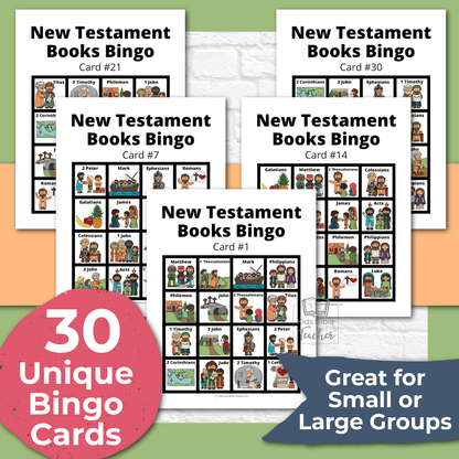 Bible Bingo - New Testament Bible Games for Youth