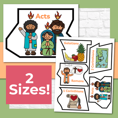 Books of the Bible Puzzle - New Testament Bible Games for Youth