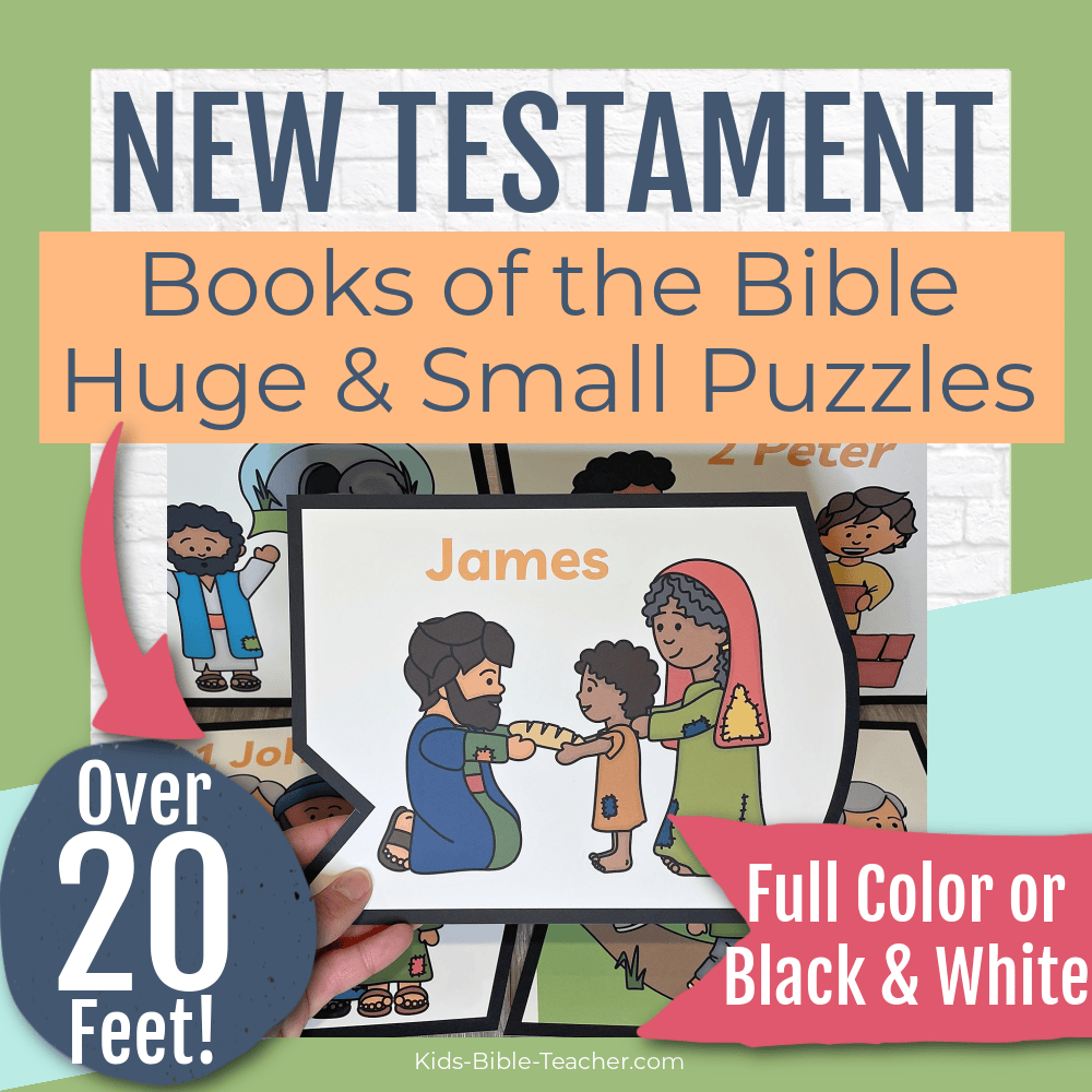 Books of the Bible Puzzle - New Testament Bible Games for Youth