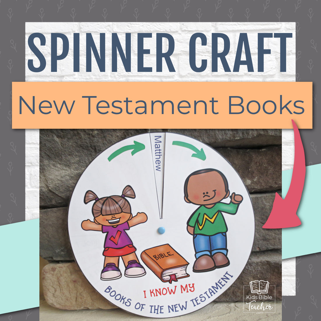 New Testament Spinner Books of the Bible Craft