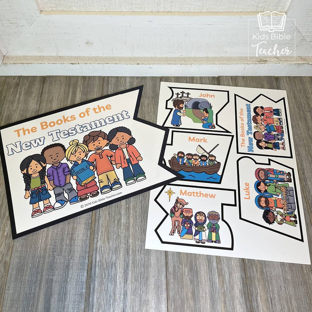 Books of the Bible Puzzle - New Testament Bible Games for Youth