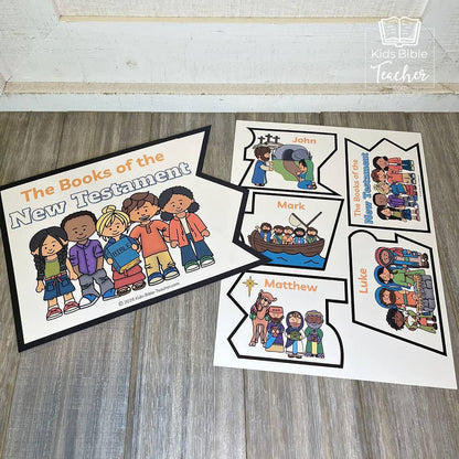 Books of the Bible Puzzle - New Testament Bible Games for Youth