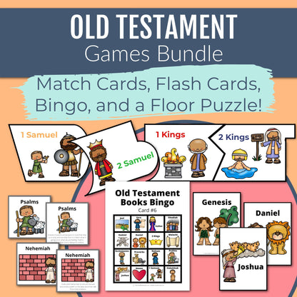 Books of the Bible Old Testament Games Bundle